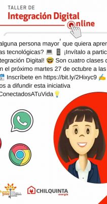 Taller de Integración Online para personas mayores